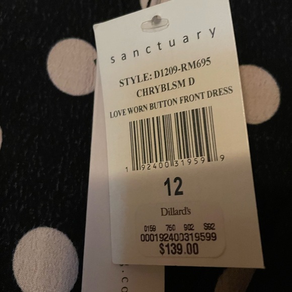 Maxi dress 100% Rayon with 100% Polyester Lining by Sanctuary - Picture 5 of 5